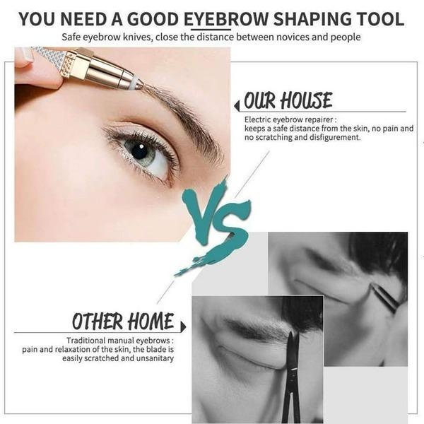 Advanced 2 in 1 Painless Facial Hair Remover & Trimmer – USB Rechargeable Beauty Tool for Women