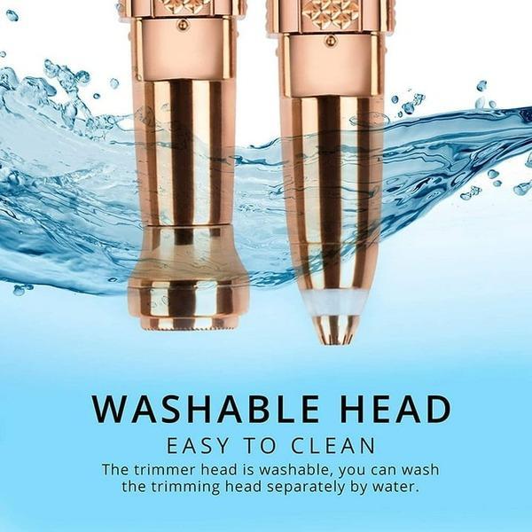 Advanced 2 in 1 Painless Facial Hair Remover & Trimmer – USB Rechargeable Beauty Tool for Women