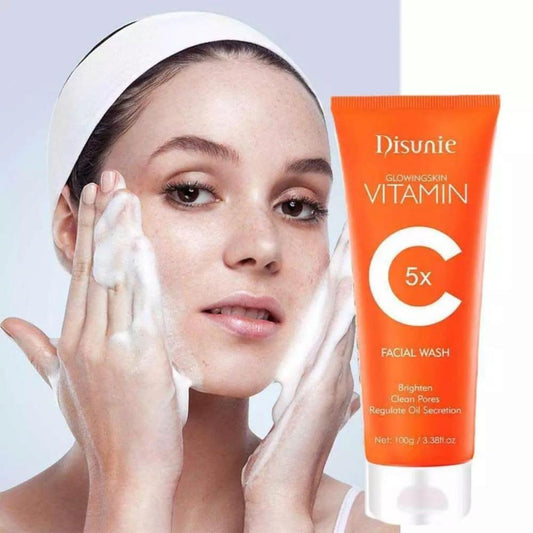 Premium Vitamin C Bubble Cleanser and Face Wash – 100ml | Acne Scar Removal, Oil Control & Daily Glow Cleanser