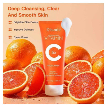 Premium Vitamin C Bubble Cleanser and Face Wash – 100ml | Acne Scar Removal, Oil Control & Daily Glow Cleanser